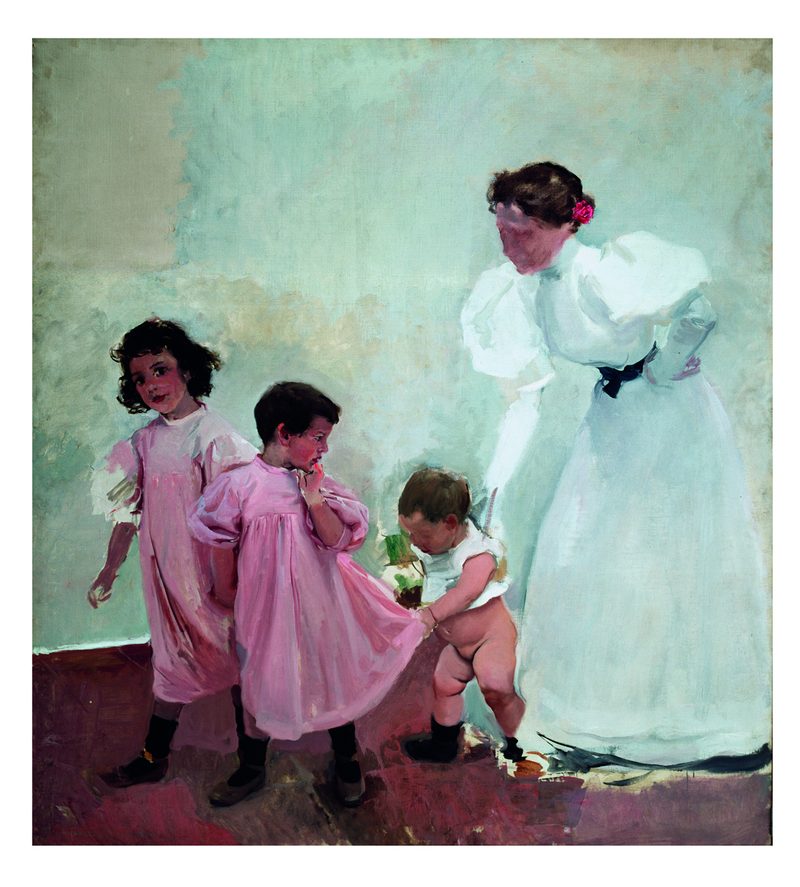 Mi mujer y mis hijos — Joaquín Sorolla