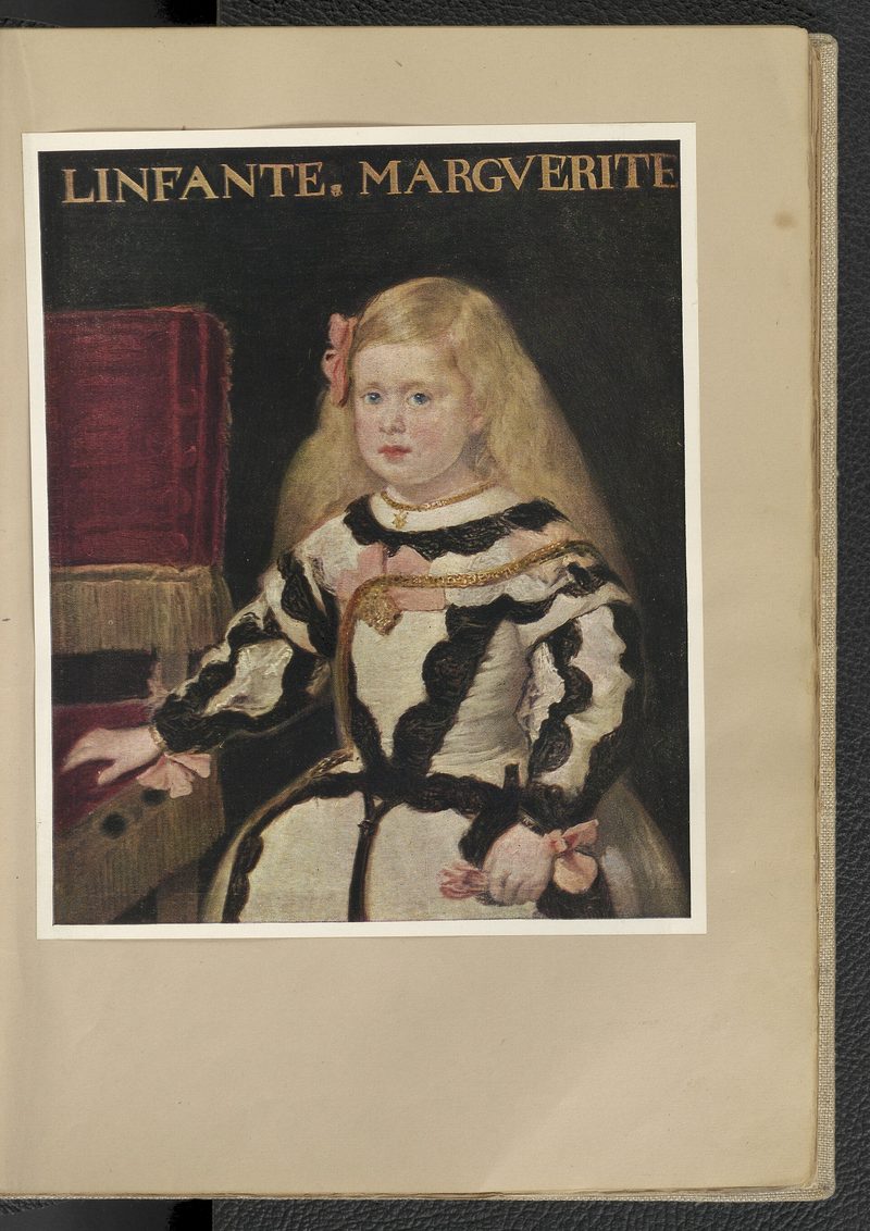 Infanta Margarita Teresa con vestido de corte blanco y negro — Bartolomé Esteban Murillo