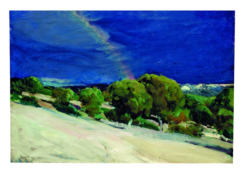 El arco iris, el Pardo — Joaquín Sorolla