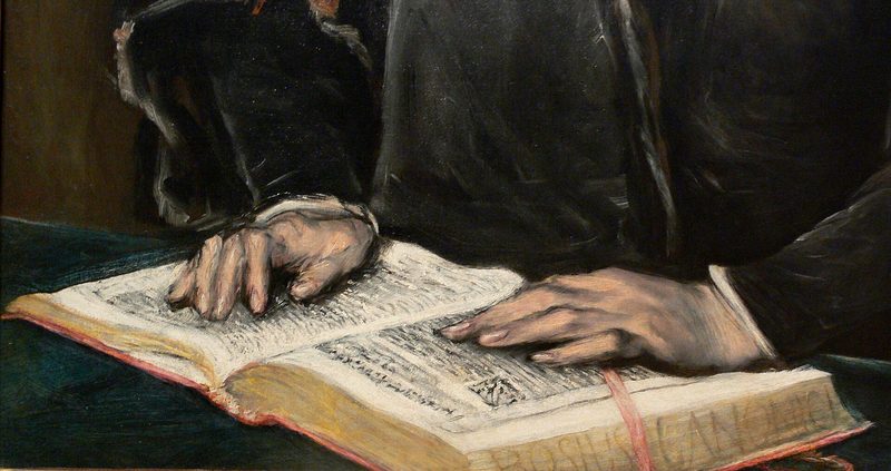 Retrato del Dr. Francesco DI Pisa detalle Kimbell — El Greco