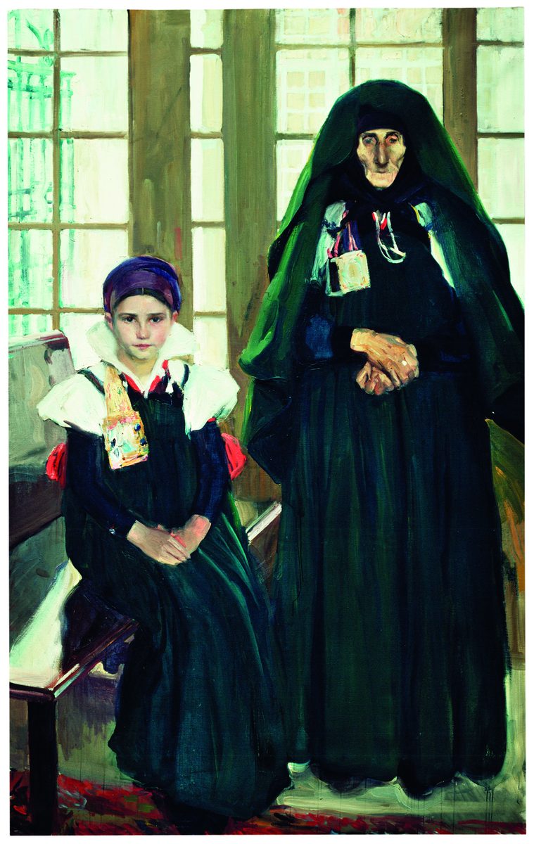 Abuela y nieta del Valle de Ansó — Joaquín Sorolla