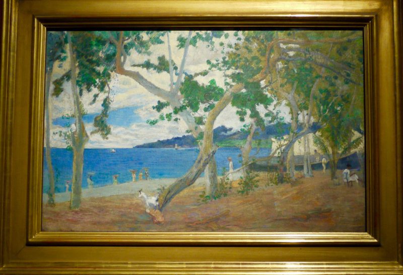 Paisaje costero de Martinica, por Paul Gauguin — Arte del Caribe