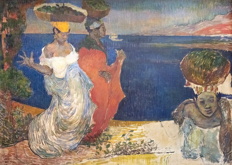 (Albi) Femmes au bord de la mer dit la Martinique (1887) - Charles Laval — Didier Descouens