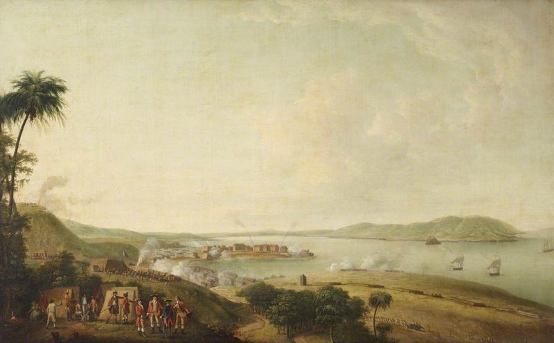 Bombardement de la citadelle de la Martinique, janvier — Dominic Serres