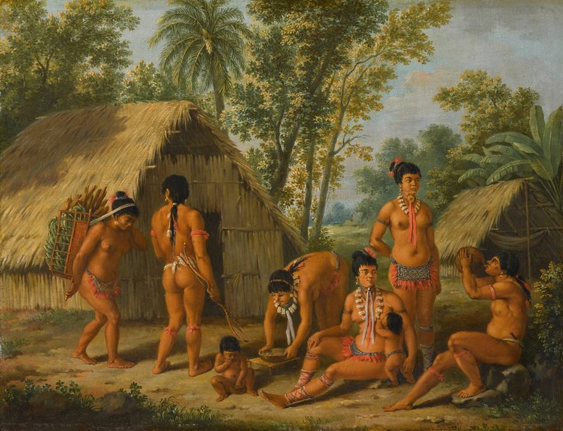 Una familia de caribes en la isla de San Vicente — Agostino Brunias