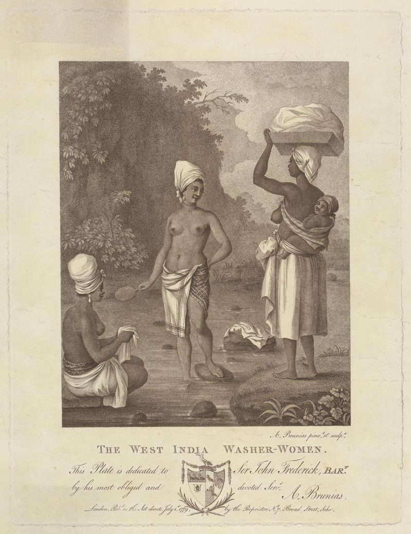 Las lavanderas de las Indias Occidentales — Agostino Brunias
