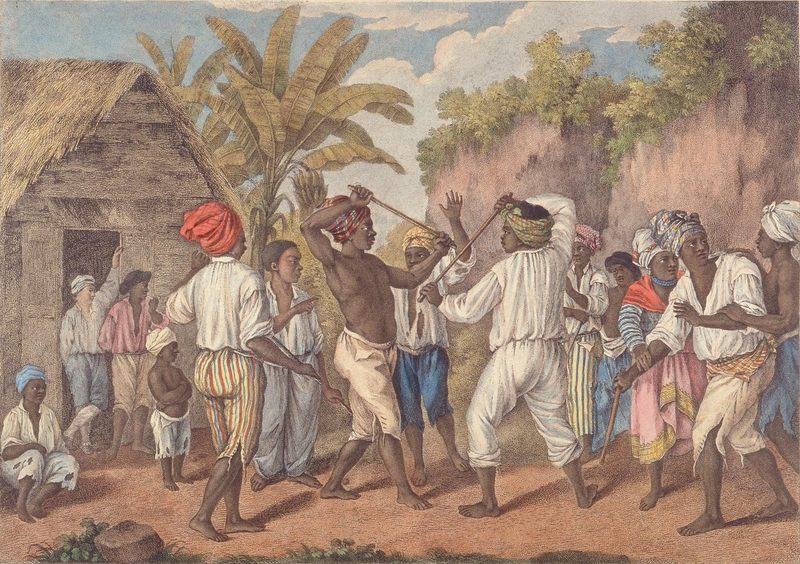 West Indian Slaves Stick Fight — Agostino Brunias