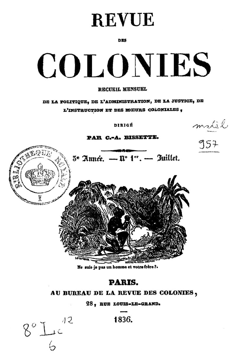 Revista de las colonias, una de julio de — Ambre Troizat