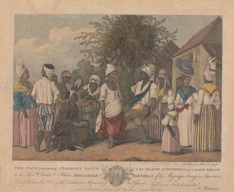 Una danza de negros en la isla de Dominica — Agostino Brunias