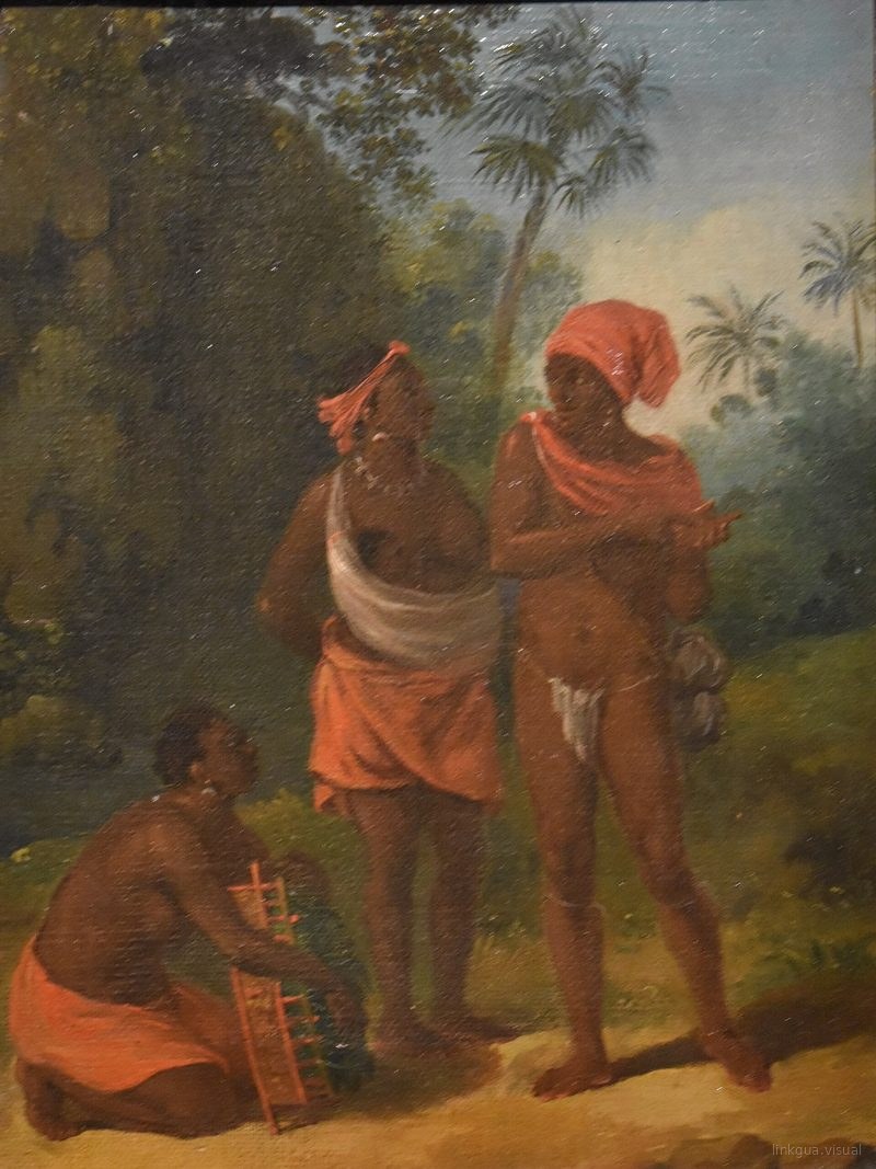Los Caribes negros de San Vicente — Agostino Brunias