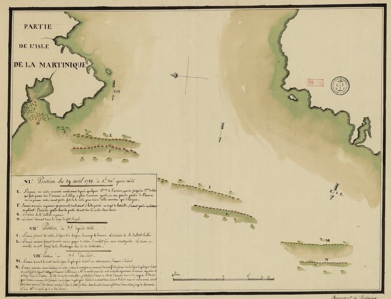 Bataille de Fort Royal de la Martinique avril — Arte del Caribe