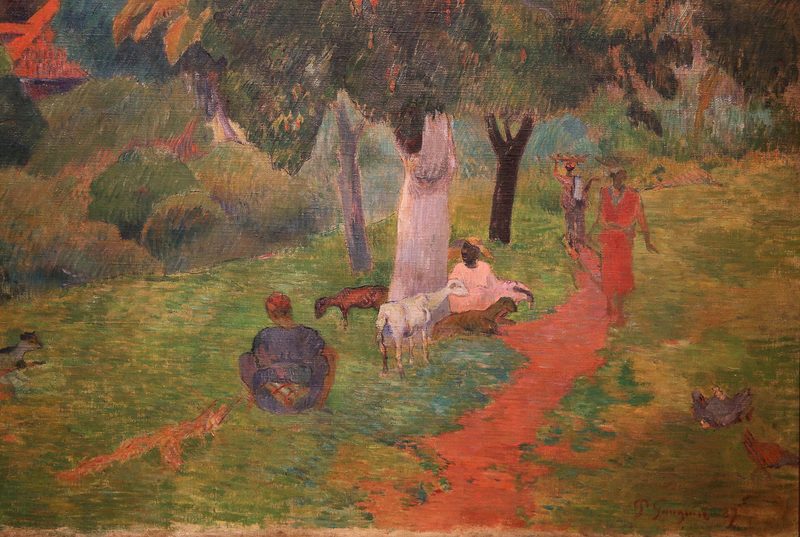 Paul gauguin, andata e ritorno, martinica, 1887, donne e pecore — Francesco Bini
