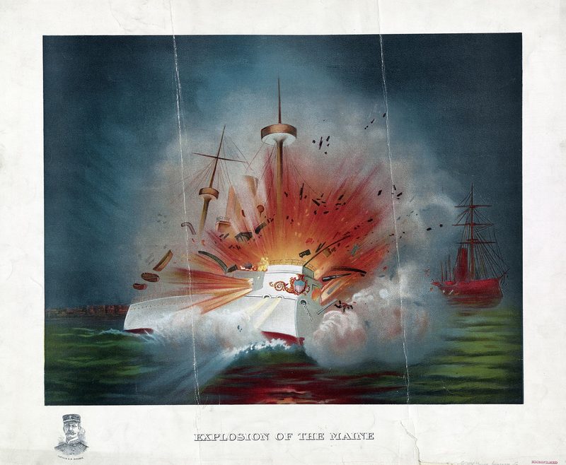 Álbum histórico fotográfico — guerra hispanoamericana, lámina — Anónimo