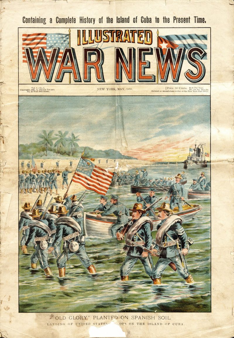 Álbum histórico fotográfico — guerra hispanoamericana, lámina — Anónimo