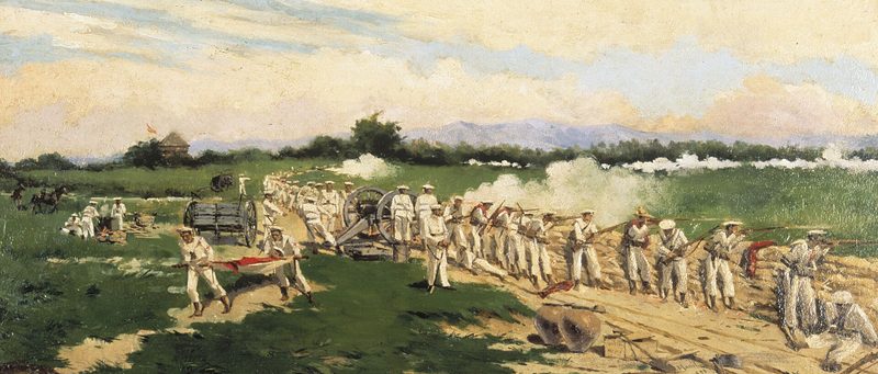 Álbum histórico fotográfico — guerra hispanoamericana, lámina — Anónimo