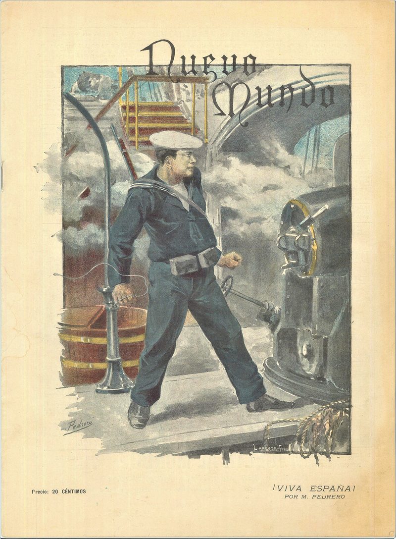 Álbum histórico fotográfico — guerra hispanoamericana, lámina — Anónimo