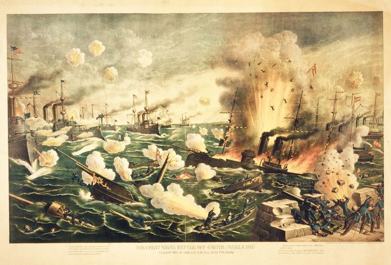 Álbum histórico fotográfico — guerra hispanoamericana, lámina — Anónimo