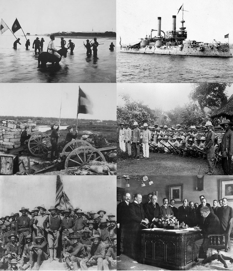 Álbum histórico fotográfico — guerra hispanoamericana, lámina — Anónimo