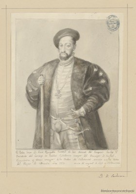 Retrato de luis quijada — Carderera