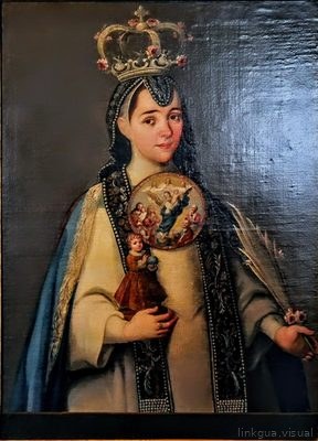 Escudo monja concepcionista monja coronada
