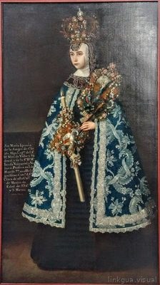 Escudo de monja — Sor María Ignacia de la Sangre de Cristo, ca. 1777