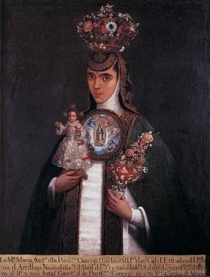 Escudo sor mar a antonia de la pur sima concepci n