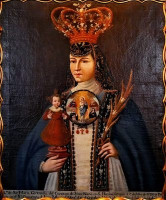 Escudo sor mar a gertrudis del coraz n de jes s monja coronada 2