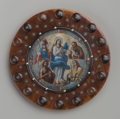 Insignia de monja con la Virgen de la Inmaculada Concepción