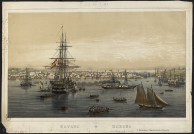 Vista del puerto y de la ciudad — Le breton habana