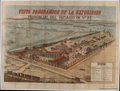 Vista panoramica de la exposicio n provincial del rosario de st fe — Ano nimo