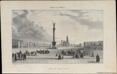 Interior de Aguascalientes — Anónimo grabador (BNE)