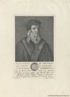 Retrato de leonardo da vinci — Allegrini