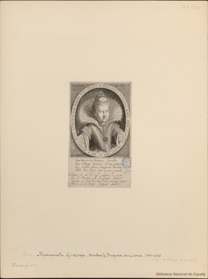 [Retrato de Margarita Gonzaga de Mantua] — Heyden