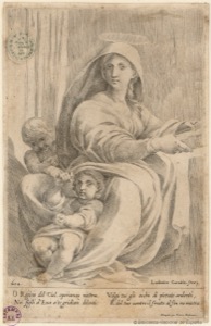 La Virgen con el Niño y San Juan Bautista — Ludovico Carracci