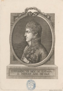 [Retrato de Fernando VII, Rey de España] — Anónimo