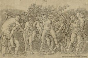[Bacanal con Sileno] — Mantegna