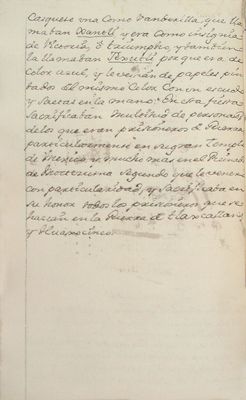 Códice Fiestas — De los Indios al Demonio, f — Anónimo