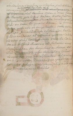 Códice Fiestas — De los Indios al Demonio, f — Anónimo