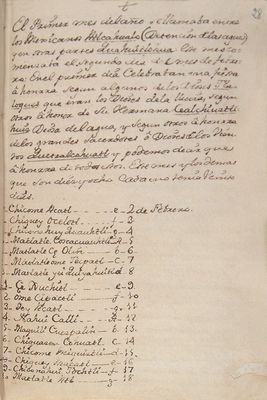 Códice Fiestas — De los Indios al Demonio, f — Anónimo