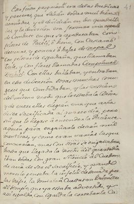 Códice Fiestas — De los Indios al Demonio, f — Anónimo