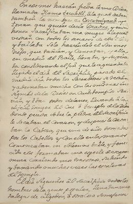 Códice Fiestas — De los Indios al Demonio, f — Anónimo