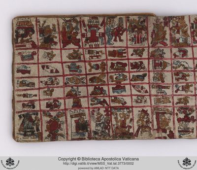 B, f — Tlacuilo anónimo, tradición mixteca-puebla (Códice Vaticanus B)
