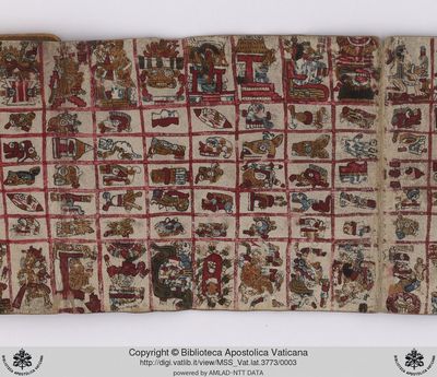 B, f — Tlacuilo anónimo, tradición mixteca-puebla (Códice Vaticanus B)