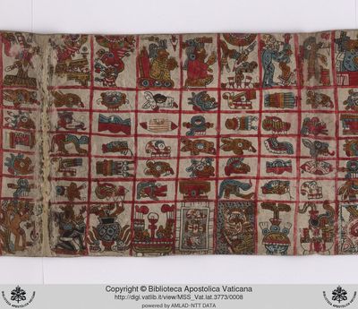 B, f — Tlacuilo anónimo, tradición mixteca-puebla (Códice Vaticanus B)