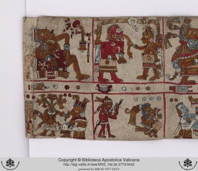 B, f — Tlacuilo anónimo, tradición mixteca-puebla (Códice Vaticanus B)