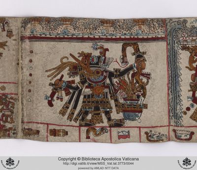 B, f — Tlacuilo anónimo, tradición mixteca-puebla (Códice Vaticanus B)