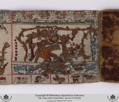 B, f — Tlacuilo anónimo, tradición mixteca-puebla (Códice Vaticanus B)