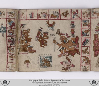 B, f — Tlacuilo anónimo, tradición mixteca-puebla (Códice Vaticanus B)