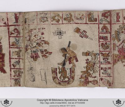 B, f — Tlacuilo anónimo, tradición mixteca-puebla (Códice Vaticanus B)
