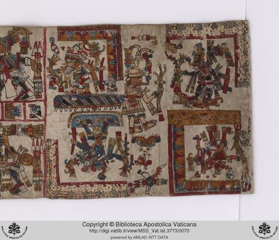 B, f — Tlacuilo anónimo, tradición mixteca-puebla (Códice Vaticanus B)
